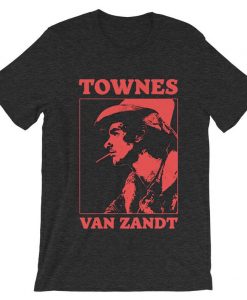 Townes Van Zandt Grey AsphaltT-Shirt