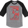 Townes Van Zandt Grey Black Raglan T shirts