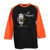 Ze Pressure of Making French Press Coffee Black Orange Raglan T shirts