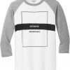 Anywhere White Grey Raglan T shirts