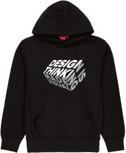 Design is Thinkning Made Visual Black Hoodie