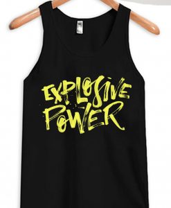 Explosive Power Black Tank Top