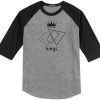 The Kings Grey Black Raglan T shirts