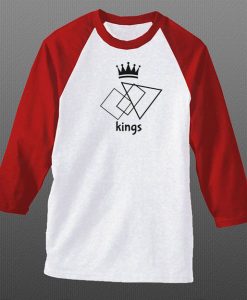 The Kings White Red Raglan T shirts