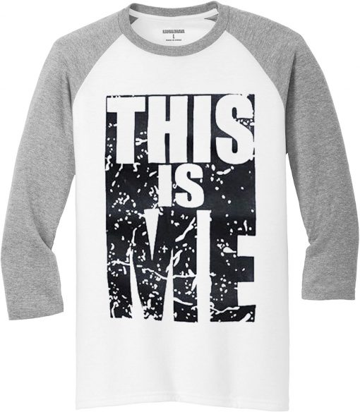 This Is Me White Grey Raglan T Shirts