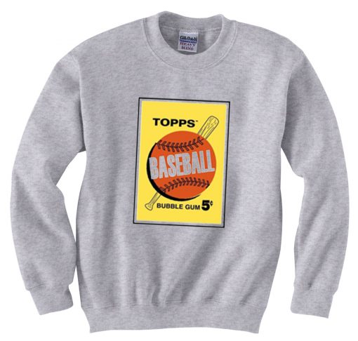 Topps Bubble Gum Card Grey Sweatshirts