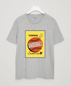 Topps Bubble Gum Card Grey T shirts