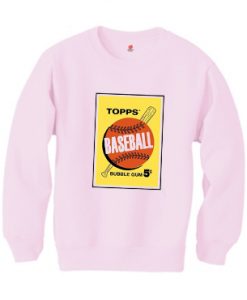 Topps Bubble Gum Card Pink Sweatshirts