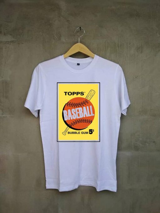 Topps Bubble Gum Card White T shirts