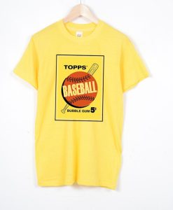 Topps Bubble Gum Card Yellow T shirts