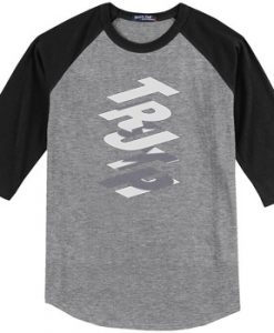 Truth Grey Black Raglan T shirts