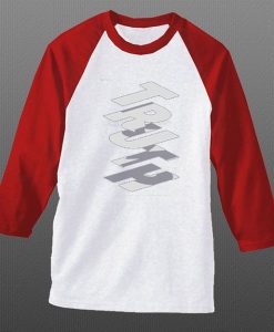 Truth White Red Raglan T shirts