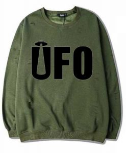 UFO Green Army Sweatshirts