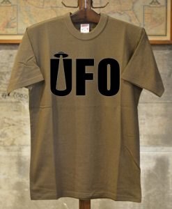 UFO Green Brown tshirts