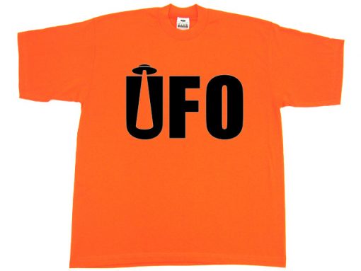 UFO Orange T shirts