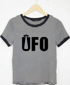 UFO zebra Back Ringer Tshirts