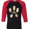 Vintage NSYNC Justin Timberlake Promo Tour Concert Black Red Raglan T Shirt