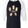 Vintage NSYNC Justin Timberlake Promo Tour Concert Black White Raglan T Shirt