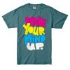 Wake Your Mind Up Blue Spource T shirts