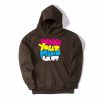 Wake Your Mind Up Brown Hoodie