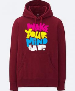 Wake Your Mind Up Maroon Hoodie