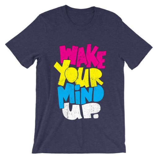 Wake Your Mind Up Purple T shirts