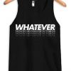 Whatever Black Tank Top