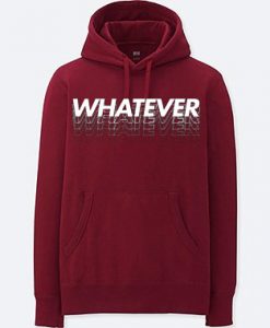 Whatever Maroon Hoodie