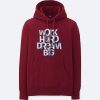 Work Hard Dream Big Maroon Hoodie