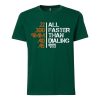 All Faster Than Dialing 911 Gun Men's Tactical Green T shirts