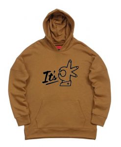 Its OK Brown Hoodie