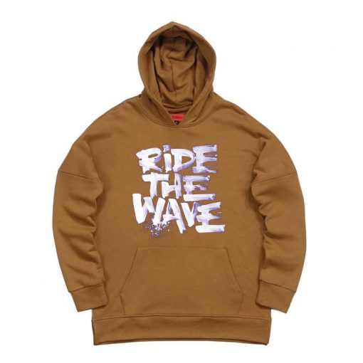 Ride The Wafe Brown Hoodie