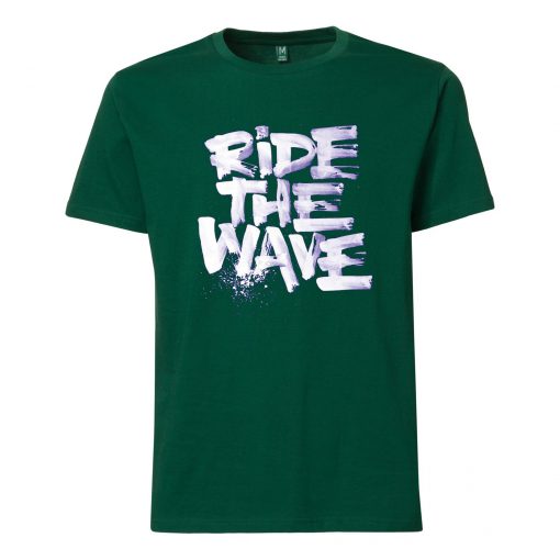 Ride The Wafe Green T shirts