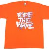 Ride The Wafe Orange T shirts