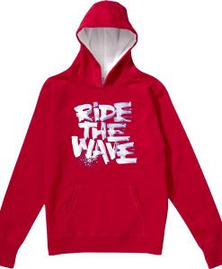 Ride The Wafe Red Hoodie