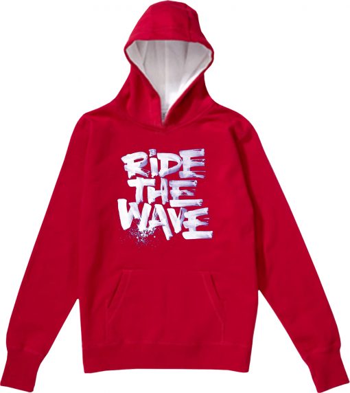 Ride The Wafe Red Hoodie