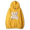 Ride The WafeYellow Hoodie