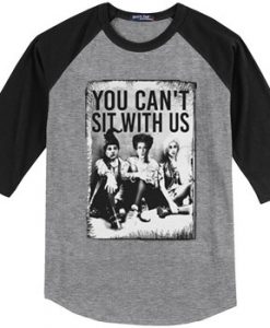 Sanderson Sisters Grey Black Raglan T shirts