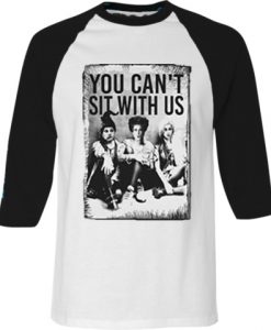 Sanderson Sisters White Black Raglan T shirts