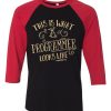 This Is What A Programmer Looks Like Black Red Raglan T shirts