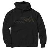 Waveform Ocean Soundwave Black Hoodie