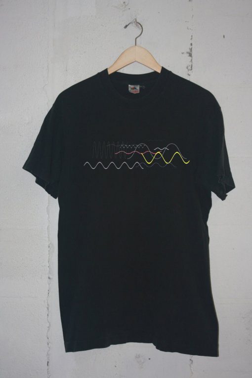 Waveform Ocean Soundwave Black T shirts