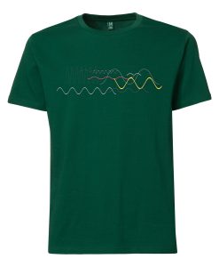 Waveform Ocean Soundwave Green T shirts