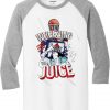 Wheezing The Juice White Grey Raglan T shirts