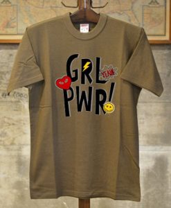 Yeah Girl Power Brown T shirts