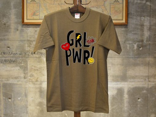 Yeah Girl Power Brown T shirts