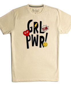 Yeah Girl Power Cream T shirts