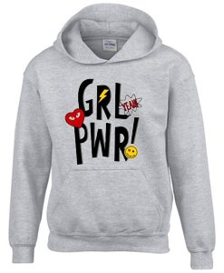 Yeah Girl Power Grey Hoodie