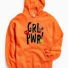 Yeah Girl Power Orange Hoodie