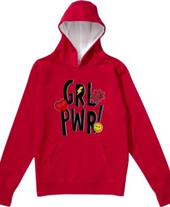 Yeah Girl Power Red Hoodie